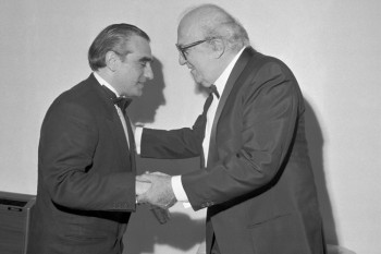 Martin Scorsese e Fellini al Festival del Cinema di Venezia 1990