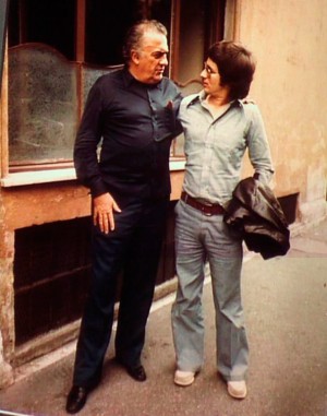 Roma 1971 - F. FELLINI e S. SPIELBERG 