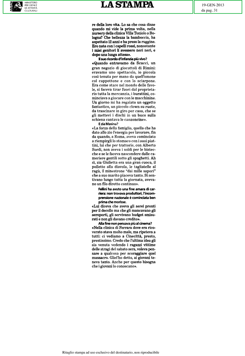 La Stampa_2013-01-19_2_estratto