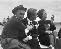 Fellini,Mastroianni e la Loren
