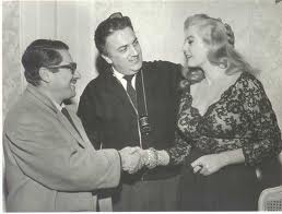 FLAIANO FELLINI E ANITA EKBERG